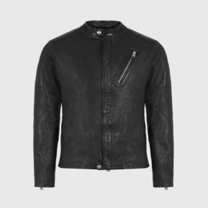 Floyd leather biker jacket