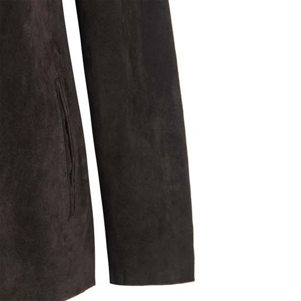 Darius Women's Brown Leather Coat - Ala Mode